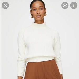 Aritzia Wilfred Corteta sweater, cream, size small